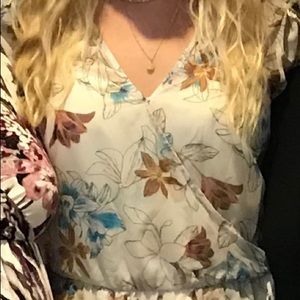 Cream color medium maxi romper